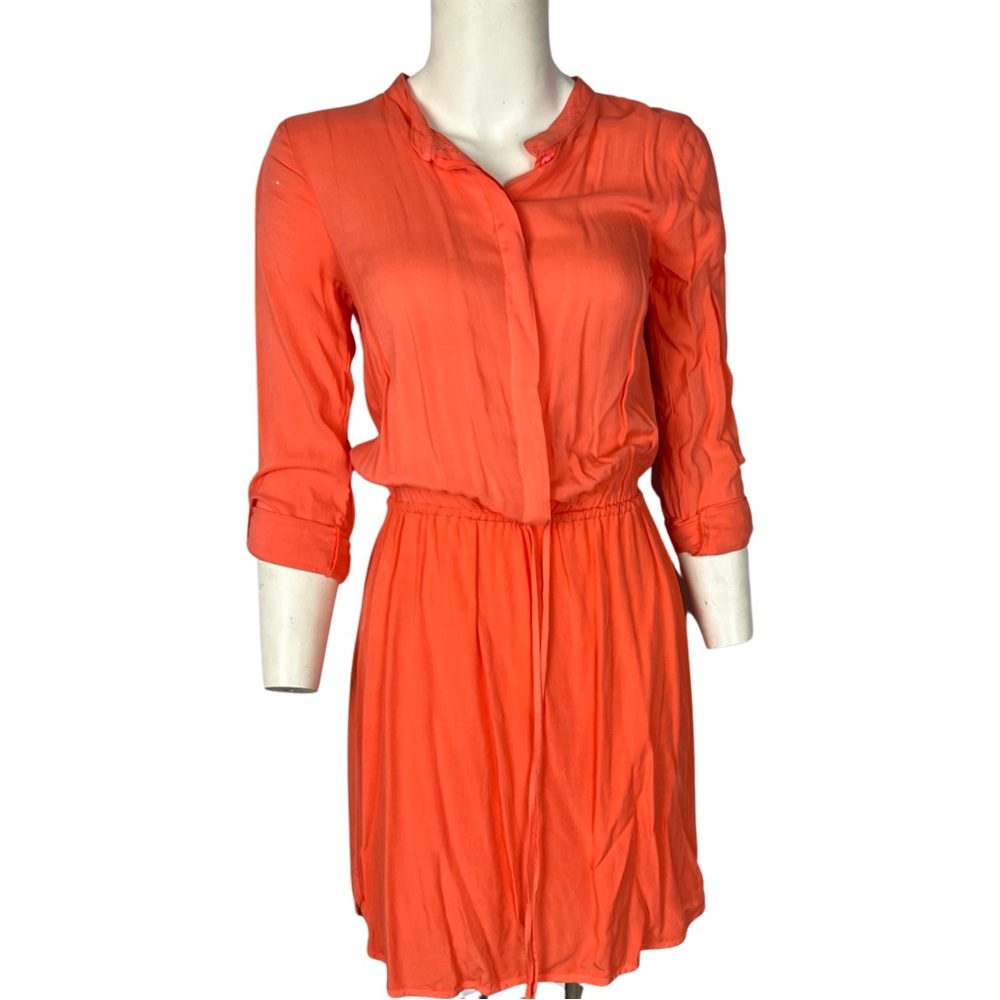 Splendid dress orange casual cute with booties